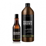 Redken (Редкен) Шампунь для ежедневного ухода за волосами и кожей головы Брюс Дэйли (Brews Daily), 300/1000 мл.