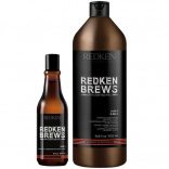 Redken (Редкен) 3-в-1 Шампунь, кондиционер и гель для душа Брюс (Brews), 300/1000 мл.