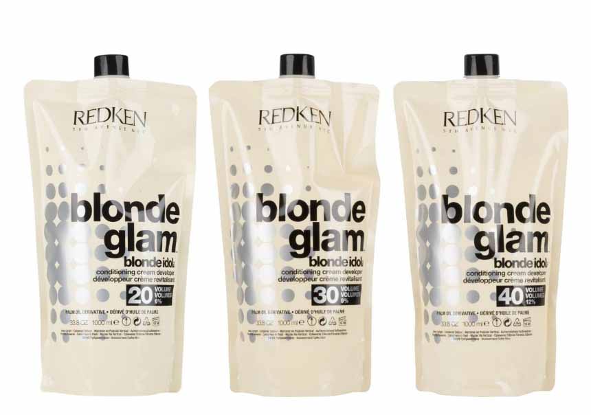 Redken (Редкен) Проявитель Блонд Глэм 6%, 9%, 12% (Blonde glam conditioning ...